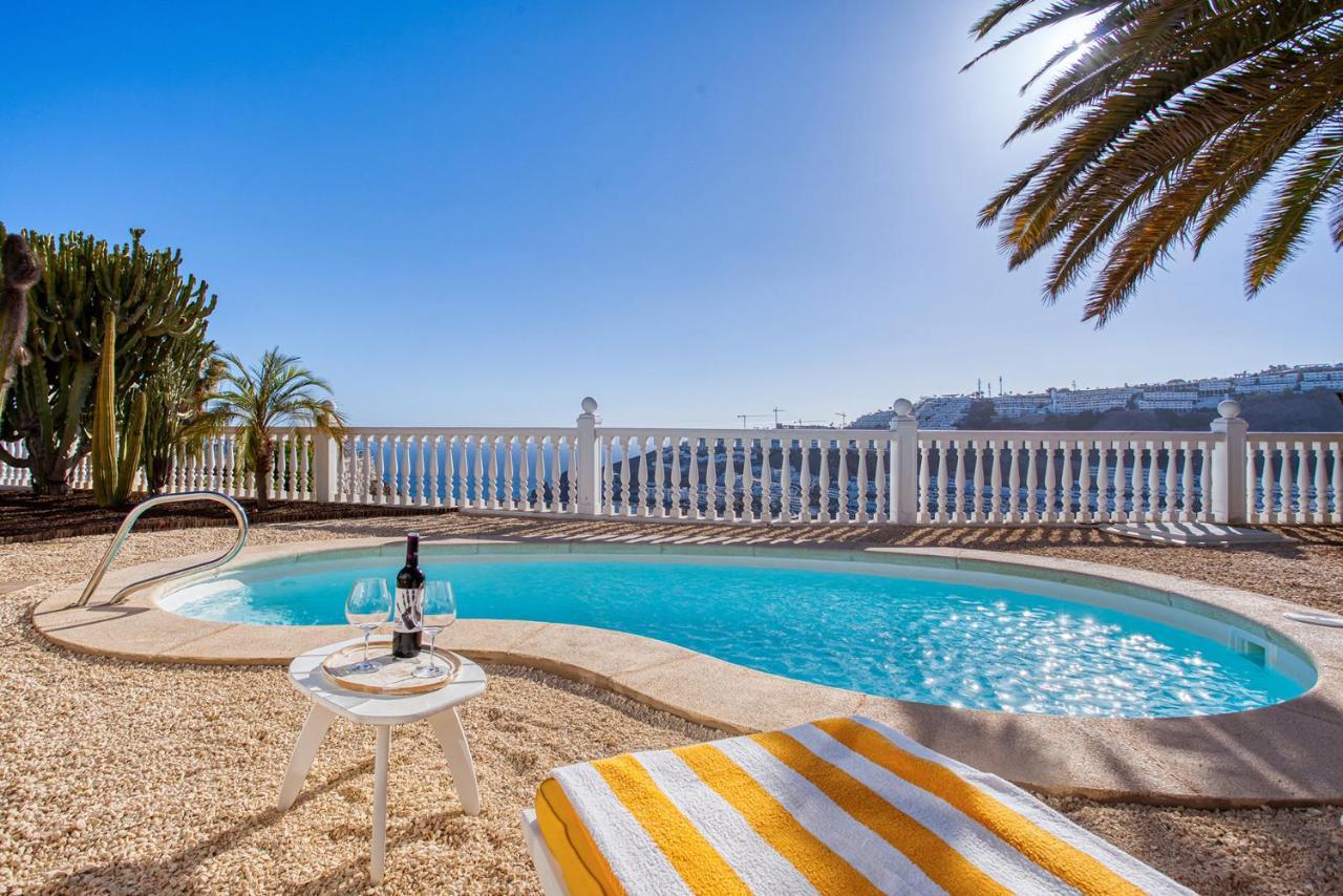 Stunning Villa With Breathtaking Ocean View Mogán Kültér fotó